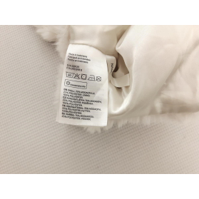 H&M futrzany ŻAKIET BOLERKO elegancki ECRU _ | Lapciucha.pl