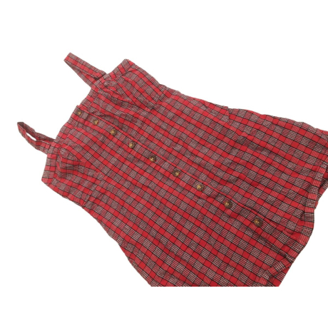 HOLLISTER trapezowa SUKIENKA mini KRATKA czer | Lapciucha.pl