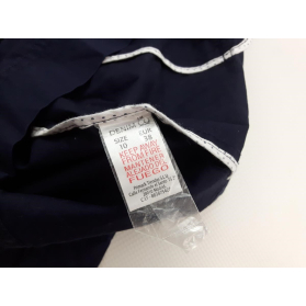 DENIM CO bawełniany PŁASZCZYK dwurzędowy MODN | Lapciucha.pl