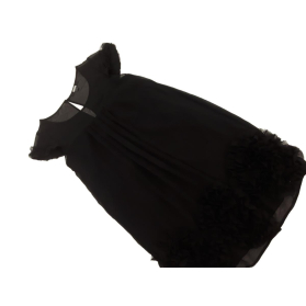 ASOS elegancka SUKIENKA szyfonowa Z FALBANKAM | Lapciucha.pl