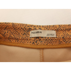 PULL & BEAR zamszowa SPÓDNICZKA trapezowa WĘŻ | Lapciucha.pl