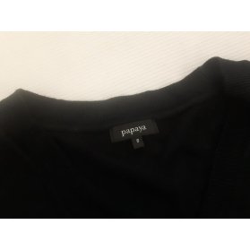 PAPAYA sweterkowa SUKIENKA z krótkim rękawem | Lapciucha.pl