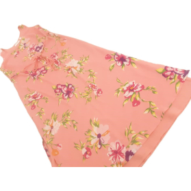 BONPRIX różowa SUKIENKA MAXI na lato KWIATY m | Lapciucha.pl