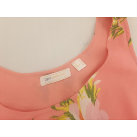 BONPRIX różowa SUKIENKA MAXI na lato KWIATY m | Lapciucha.pl