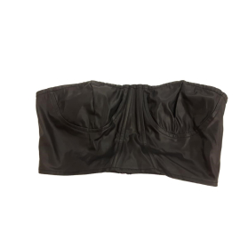 PRETTYLITTLETHING czarna BLUZKA CROP TOP a'la | Lapciucha.pl