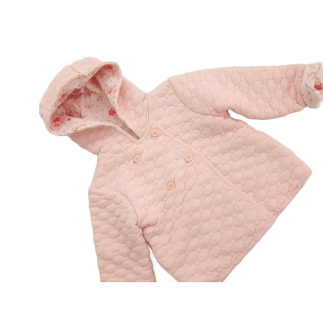 DEBENHAMS dzianinowa KURTKA pikowana PINK prz | Lapciucha.pl