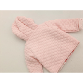 DEBENHAMS dzianinowa KURTKA pikowana PINK prz | Lapciucha.pl