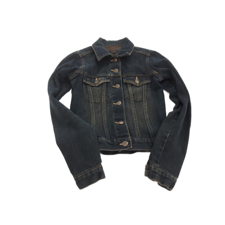 VERO MODA jeansowa KURTKA KATANA postarzana M | Lapciucha.pl