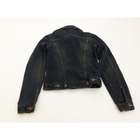 VERO MODA jeansowa KURTKA KATANA postarzana M | Lapciucha.pl