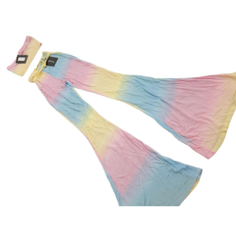 PRETTYLITTLETHING dresowy KOMPLET z dzwonami | Lapciucha.pl