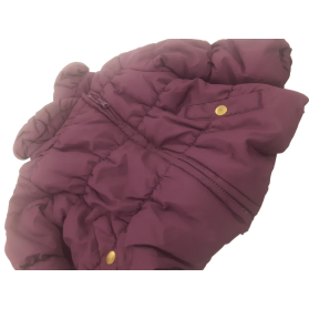 F&F pikowana KURTKA ocieplana PURPLE zimowa W | Lapciucha.pl
