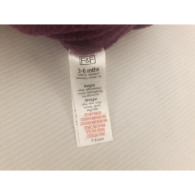 F&F pikowana KURTKA ocieplana PURPLE zimowa W | Lapciucha.pl