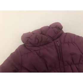 F&F pikowana KURTKA ocieplana PURPLE zimowa W | Lapciucha.pl