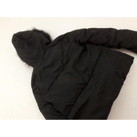 F&F puchowa KURTKA oversize CZARNA ocieplana | Lapciucha.pl