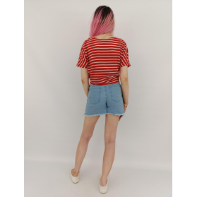 primark dzianinowa bluzka crop top na lato pa | Lapciucha.pl