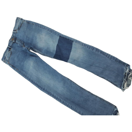 CROSS JEANS jeansowe SPODNIE RURKI postarzane | Lapciucha.pl