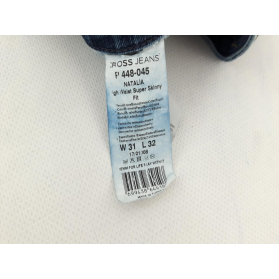 CROSS JEANS jeansowe SPODNIE RURKI postarzane | Lapciucha.pl