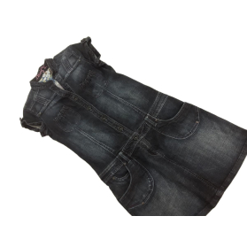 DESIGUAL jeansowa SUKIENKA postarzana HAFTY g | Lapciucha.pl