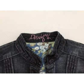 DESIGUAL jeansowa SUKIENKA postarzana HAFTY g | Lapciucha.pl