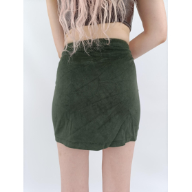 primark trapezowa spódniczka prosta khaki mod | Lapciucha.pl