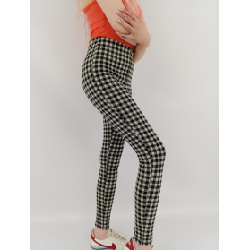 zara dzianinowe legginsy z wysokim stanem kra | Lapciucha.pl