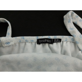 BOOHOO ciążowa SUKIENKA OGRODNICZKA mini KWIA | Lapciucha.pl