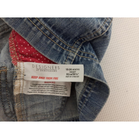 DEBENHAMS jeansowa SUKIENKA OGRODNICZKA posta | Lapciucha.pl