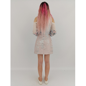 missguided żakardowa spódniczka z połyskiem w | Lapciucha.pl