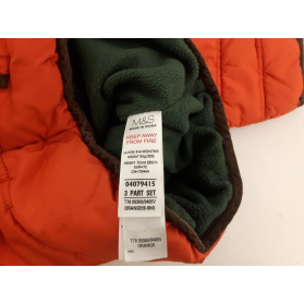 M&S pikowana KURTKA ocieplana ORANGE przejści | Lapciucha.pl