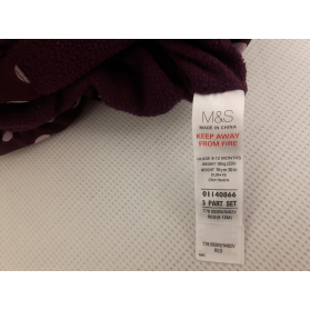 M&S pikowana KURTKA zimowa GROSZKI ocieplana | Lapciucha.pl