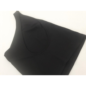 Czarna elastyczna BLUZKA TOP na jedno ramię M | Lapciucha.pl