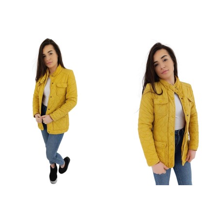 abandon pikowana kurtka przejściowa wygodna o | Lapciucha.pl