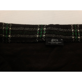 PAPAYA dzianinowa SPÓDNICZKA trapezowa KRATKA | Lapciucha.pl