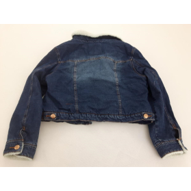 DENIM CO jeansowa KURTKA KATANA z barankiem N | Lapciucha.pl