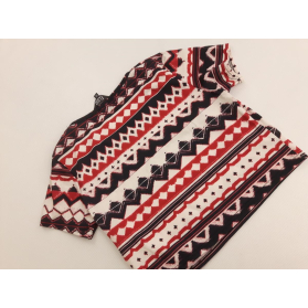 FLUID elastyczna BLUZKA CROP TOP na lato WZOR | Lapciucha.pl