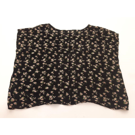 FOREVER 21 cienka BLUZKA w kwiaty OVERSIZE _ | Lapciucha.pl