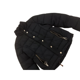 TOPSHOP pikowana KURTKA zimowa NAVY granatowa | Lapciucha.pl