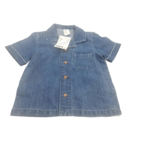 H&M jeansowa KOSZULA postarzana MODNA blue NO | Lapciucha.pl