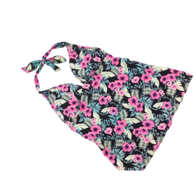 MARIE MEILI modny TOP HALTERKINI w kwiaty _ 3 | Lapciucha.pl