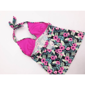 MARIE MEILI modny TOP HALTERKINI w kwiaty _ 3 | Lapciucha.pl
