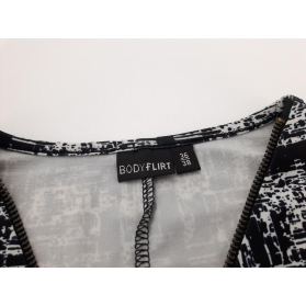 BODY FLIRT modna BLUZKA w wzory OVERSIZE _ 36 | Lapciucha.pl
