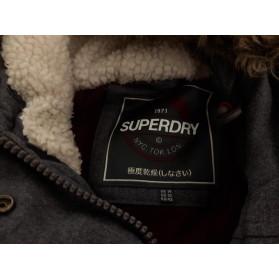 SUPERDRY pikowana KURTKA zimowa JODEŁKA z kap | Lapciucha.pl