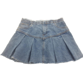 COTTON ON jeansowa SPÓDNICZKA plisowana MINI | Lapciucha.pl