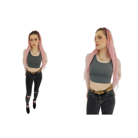 shein dzianinowa bluzka crop top wygodna modn | Lapciucha.pl