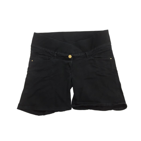 H&M ciążowe SPODENKI BERMUDY jeansowe BLACK n | Lapciucha.pl