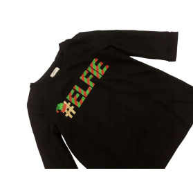 PAPAYA świąteczna BLUZA z brokatem ELF oversi | Lapciucha.pl