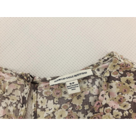 AMERICAN EAGLE oversizowa SUKIENKA mini KWIAT | Lapciucha.pl