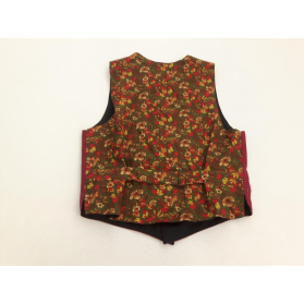 GALLERIA stylowa KAMIZELKA w kwiaty VINTAGE r | Lapciucha.pl