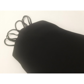 Klasyczna SUKIENKA dopasowana MINI mała czarn | Lapciucha.pl