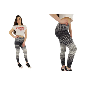 h&m elastyczne legginsy wygodne ornament prin | Lapciucha.pl